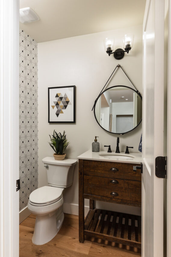bathroom-powder-room-interior-design-round-hanging-mirror
