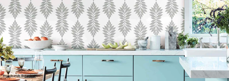 Colorful Kitchen Wallcovering York Crafted Quarters